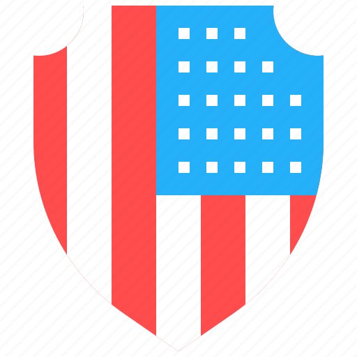 Shield, usa, flags, nation, decoration, celebration icon - Download on Iconfinder