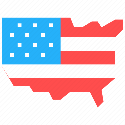 Usa, map, united, states, of, america, geography icon - Download on Iconfinder