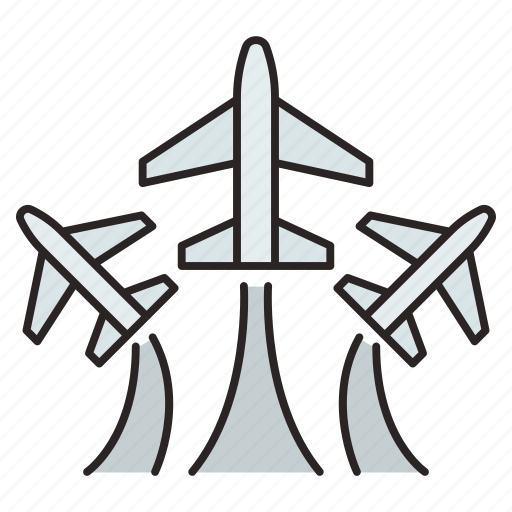 Parade, airplane, aircraft, jet, aviation icon - Download on Iconfinder