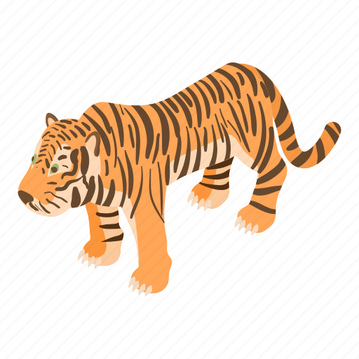 Cartoon, cat, fur, nature, nimal, tiger, wild icon - Download on Iconfinder