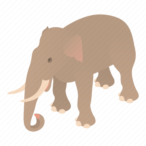 African, animal, cartoon, elephant, illustration, trunk, wildlife icon - Download on Iconfinder