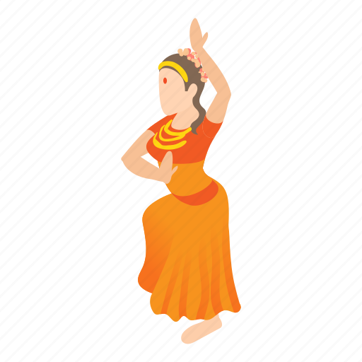 Cartoon, dance, dancing, girl, india, indian, woman icon - Download on  Iconfinder