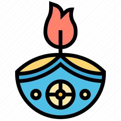 Candle, decoration, deepavali, india icon - Download on Iconfinder