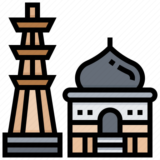 Architecture, building, india, landmark, minar, qutub icon - Download on Iconfinder