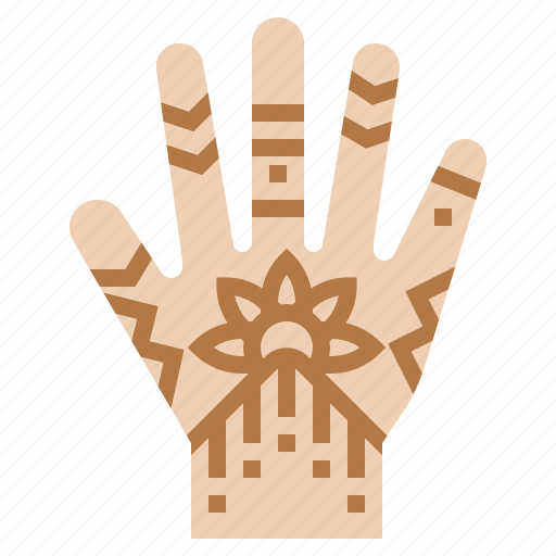 Hand, henna, india icon - Download on Iconfinder