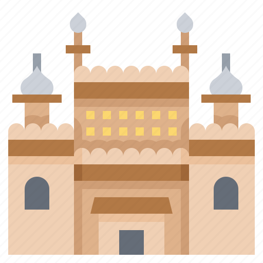 Architecture, building, fort, india, landmark, red icon - Download on Iconfinder