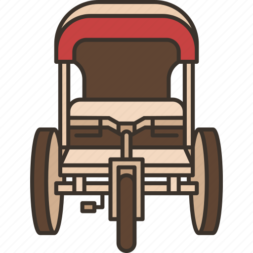 Rickshaw, transport, vehicle, taxi, motor icon - Download on Iconfinder