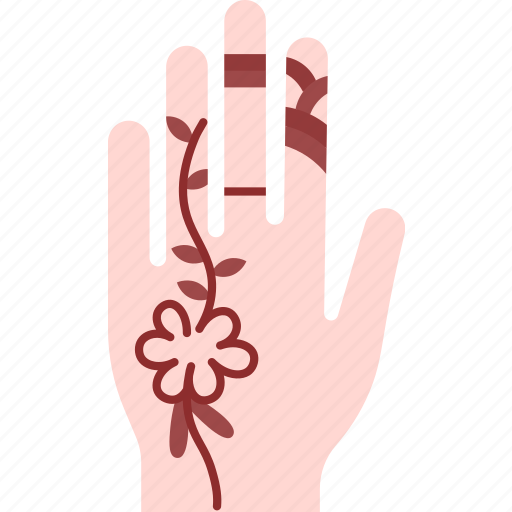 Henna, hand, paint, art, culture icon - Download on Iconfinder