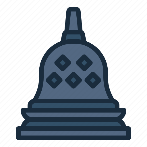 Borobudur, landmark, indonesia, temple icon - Download on Iconfinder