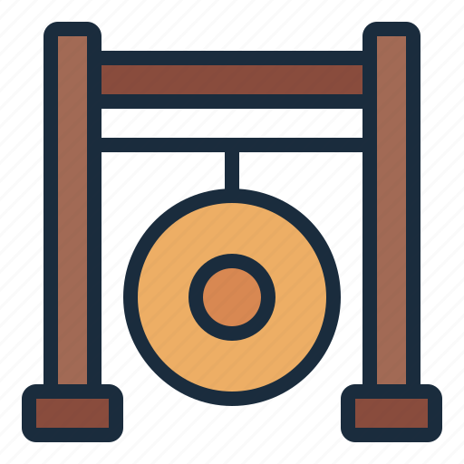 Gong, music, instrument, indonesia icon - Download on Iconfinder