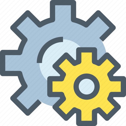 Factory, gear, industry, manufacture, production icon - Download on Iconfinder