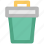 bin, dustbin, garbage container, recycle bin, trash, trashcan 