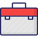 bag, documents, briefcase, portfolio icon, luggage icon