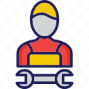 engineer, labor, worker icon, industry, construction