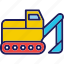 crane lifter, weight holder, weight lifter icon, transport, vehicle icon 