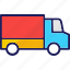 truck, vehicle icon, dump truck, transport, auto 