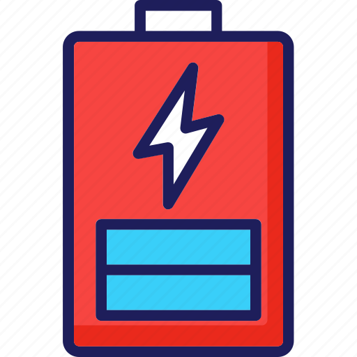 Charge battery, power, status icon, thunder icon, phone battery icon - Download on Iconfinder