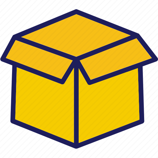 Box, open icon, parcel icon, package, cardboard box icon - Download on Iconfinder