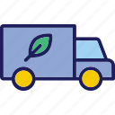 eco van, transport, van icon, delivery van, vehicle