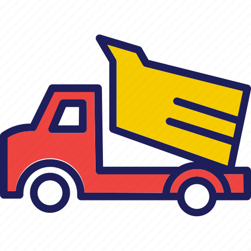 Truck, dumper, transport, vehicle icon, dump icon - Download on Iconfinder