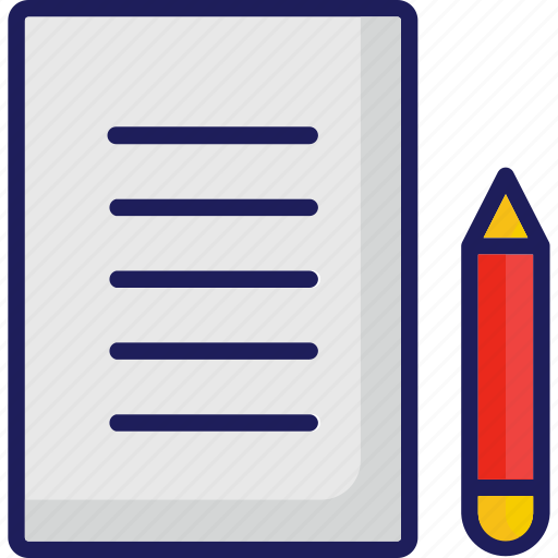 Pencil, sheet, writing icon, documents, draw, paper icon - Download on Iconfinder