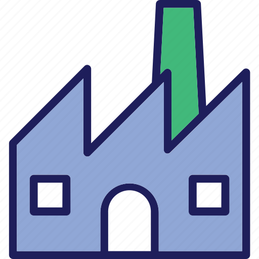 Factory, industry, corporate, power plant icon, industrial icon - Download on Iconfinder