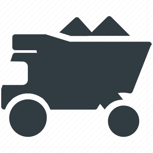 Construction truck, dump truck, transport, truck, vehicle icon - Download on Iconfinder