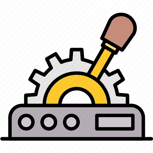 Lever, generator, handle, shift, stick, switch icon - Download on Iconfinder