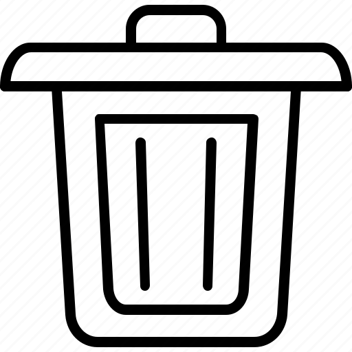 Delete, trash, remove, bin, garbage, recycle, dustbin icon - Download on Iconfinder