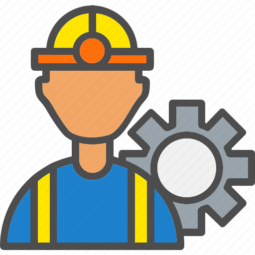 Builder, construction, constructor, helmet, labour, repair, worker icon - Download on Iconfinder