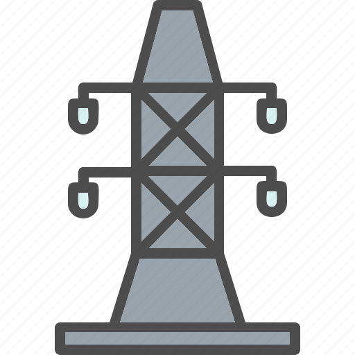 Electric, energy, power, tower, transmission icon - Download on Iconfinder