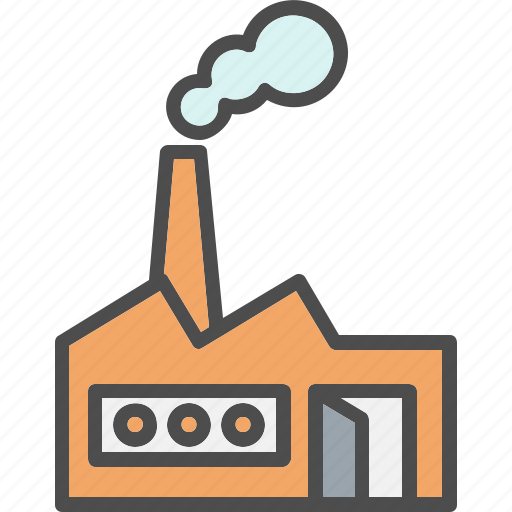 Factory, industrial, industry, pollution, smoke, 1 icon - Download on Iconfinder