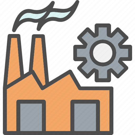 Factory, industrial, industry, pollution, smoke, 2 icon - Download on Iconfinder