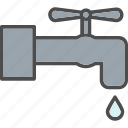 faucet, spigot, tap, water, watering