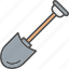 shovel, gardening, tool, farm, agriculture 
