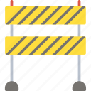 barriers, block, board, construction, road