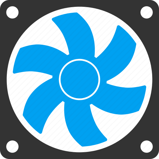 Air, conditioner, computer fan, motor, rotate, rotor, wind icon - Download on Iconfinder