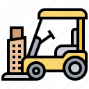 cargo, deliver, distribution, forklift, warehouse