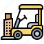 cargo, deliver, distribution, forklift, warehouse 