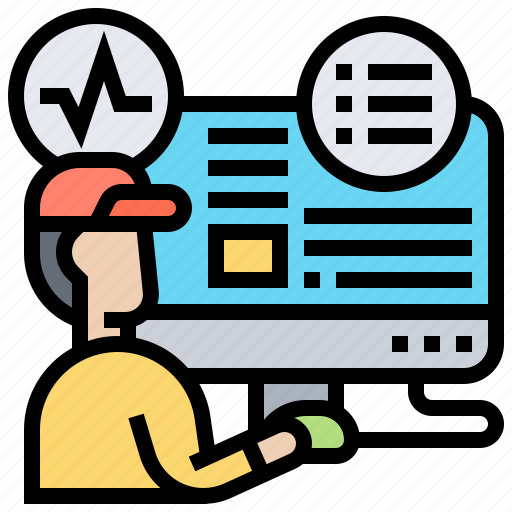 Control, inspection, maintenance, monitoring, program icon - Download on Iconfinder