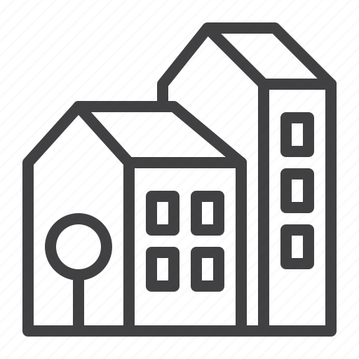 House, building, home, residential icon - Download on Iconfinder