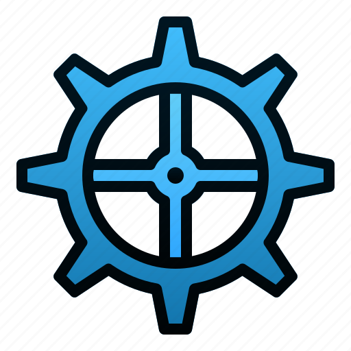 Setting, gear, cogwheel, manufacture, machine, industry icon - Download on Iconfinder