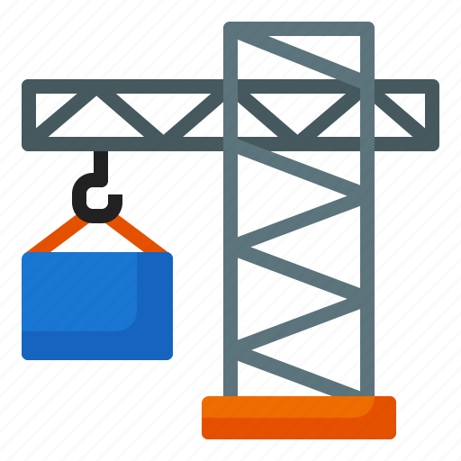 Crane, construction, industry, engineering, manufacture icon - Download on Iconfinder