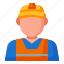 engineer, man, worker, industry, avatar, people, manufacture 