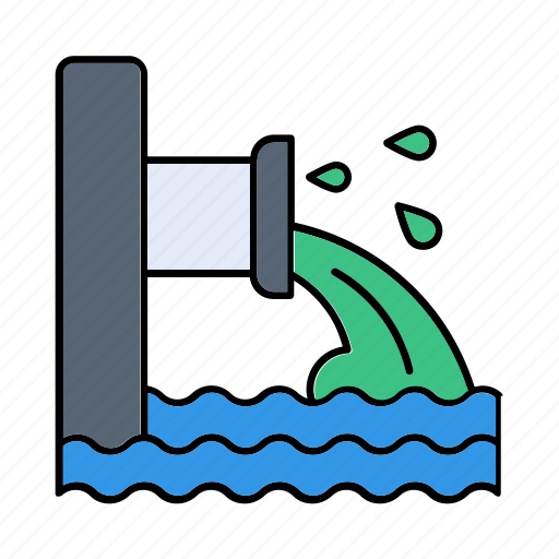 Industry, water waste, factory, waste, polution, recycle icon - Download on Iconfinder