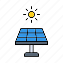 industry, solar panel, energy, battery, power, charge