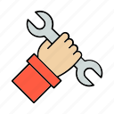 industry, wrench, settings, tool, options, repair