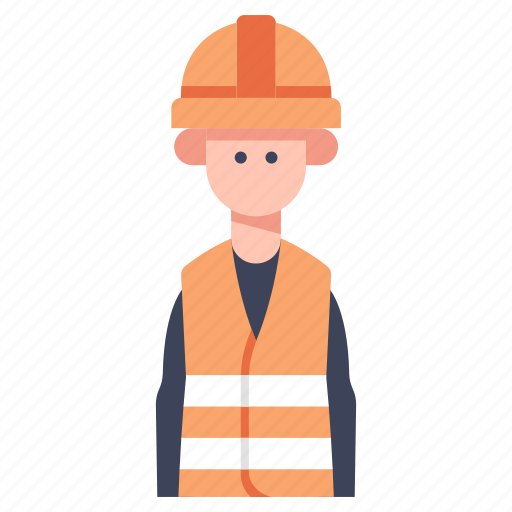 Factory, helmet, industrial, industry, man, person, worker icon - Download on Iconfinder