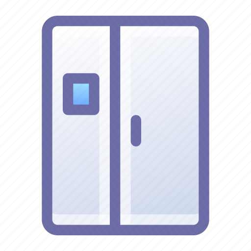 Sidebyside, fridge, refrigerator icon - Download on Iconfinder