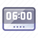 clock, alarm, time, digital